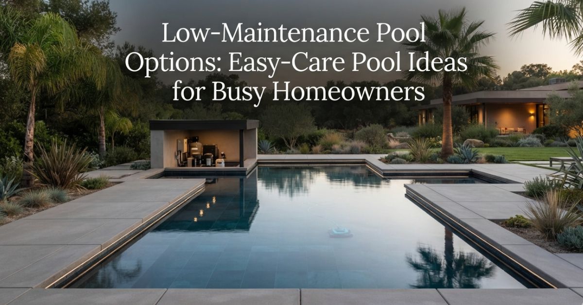 Low-Maintenance Pool Options