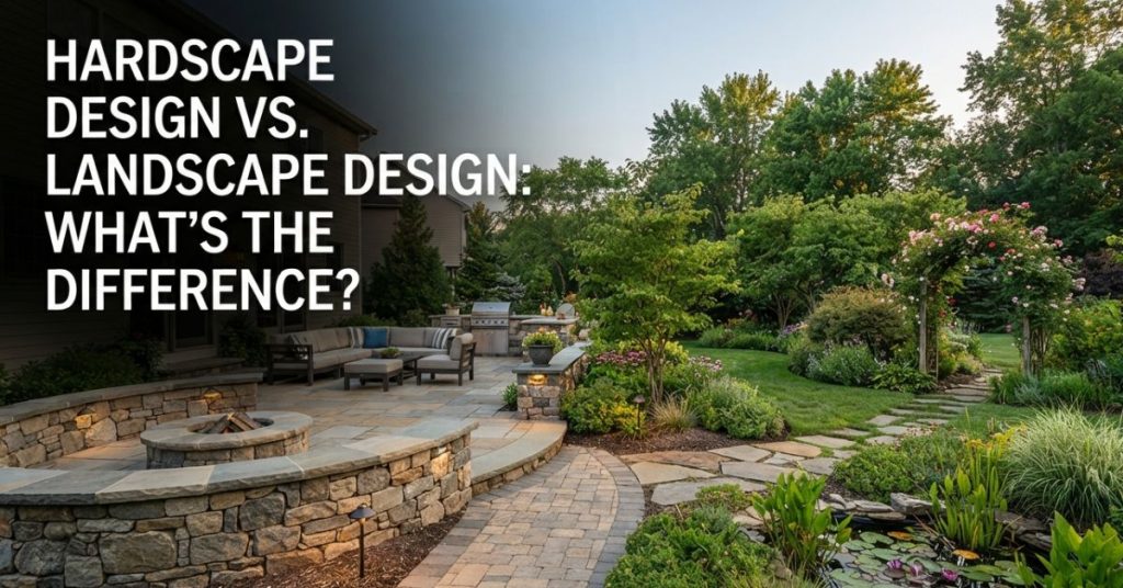 Hardscape Design vs. Landscape Design