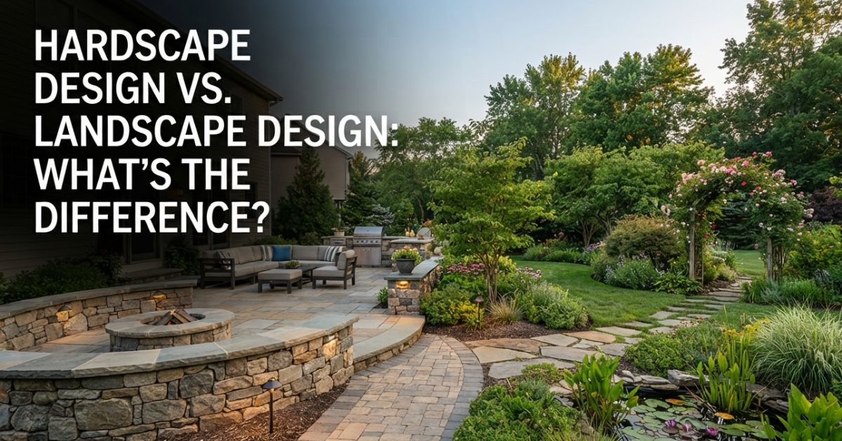 Hardscape Design vs. Landscape Design